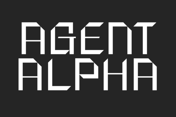 Agent Alpha: A Spy-Thriller Typeface for Bold Brand Identities