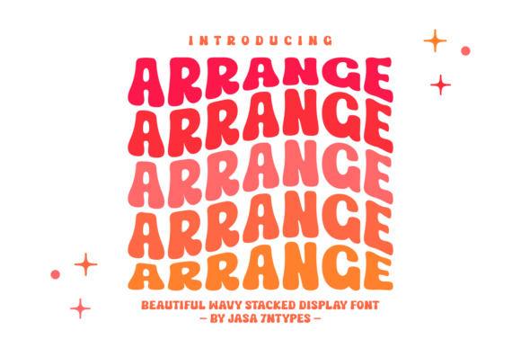 Arrange: A Whimsical Display Typeface for Editorial Design