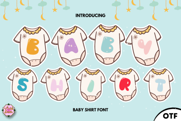 Baby Shirt Font: A Display Typeface for Digital Designers