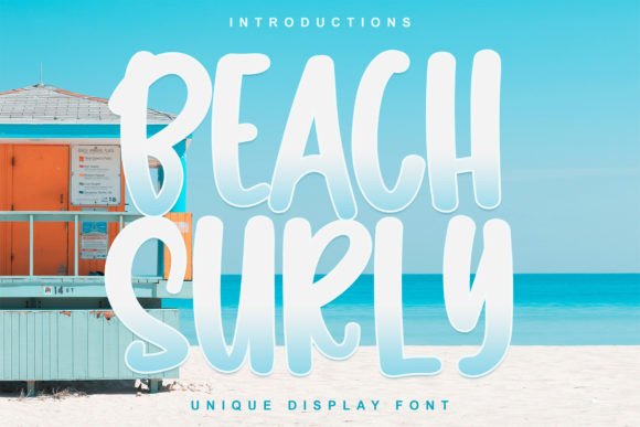 Beach Surly: A Quirky Display Font for Cheerful Web Design