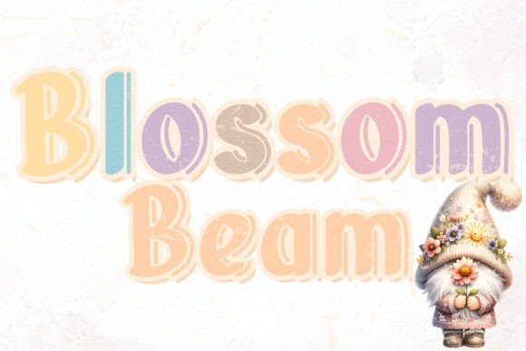 Blossom Beam: A Designer’s Take on Elegant Display Typography