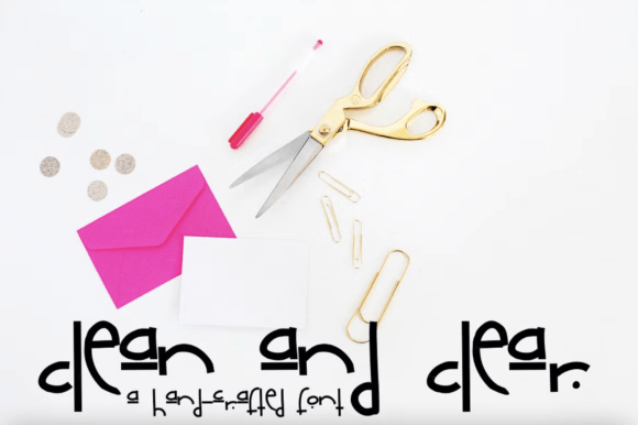 Clean Clear: A Funky Display Typeface for Bold Branding