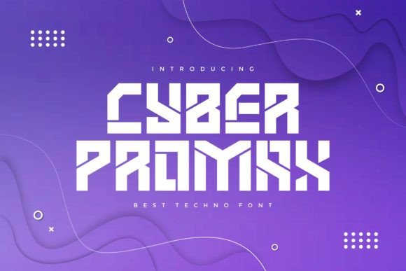 Cyber Promax: The Modern Display Typeface for Bold Brand Identity