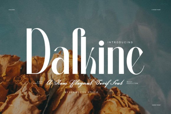 Dalkine: The Elegant Display Font for Modern Brand Identity