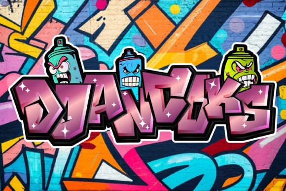 Djancoks: A Bold Display Typeface with Street Art Soul