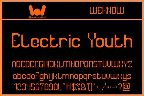 Electric Youth Typeface: A Designer’s Guide to Futuristic Web Typography