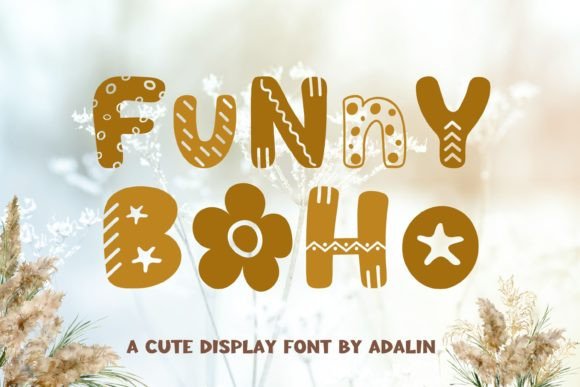 Funny Boho: A Whimsical Display Typeface for Modern Web Design
