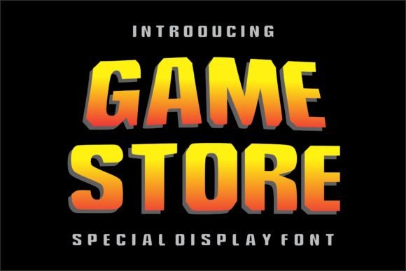 Game Store Typeface: Elevate Your Craft Branding