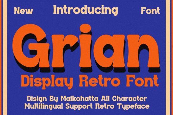 Grian Typeface Review: A Joyful Display Font for Playful Branding
