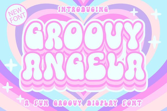 Groovy Angela: The Retro Display Font for Scroll-Stopping Social Content