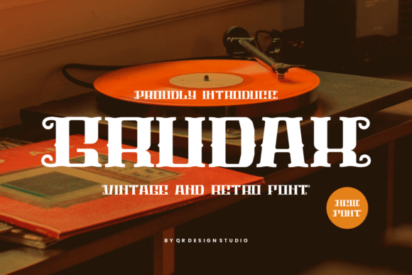 Grudax: A Bold Display Font for Handmade Brands