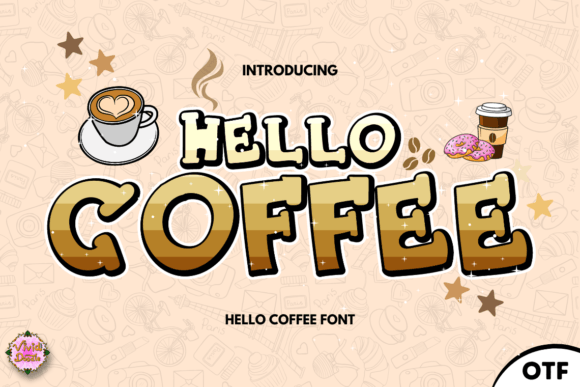 Hello Coffee Font: A Display Typeface for Memorable Branding