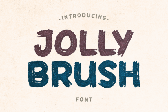 Jolly Brush: A Display Typeface for Editorial Impact
