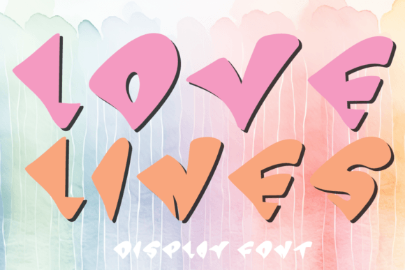 Love Lines Font: Elegant Typography for Crafters and Product Makers