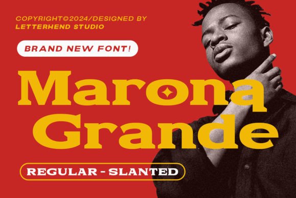 Marona Grande: A Display Typeface for Modern Web Design