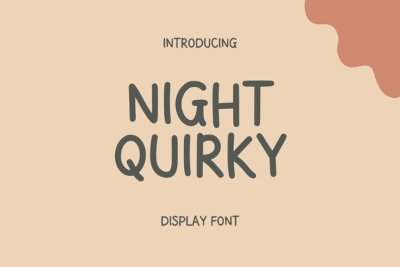 Night Quirky: A Playful Handwritten Font for Editorial Design