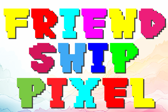 Pixel Friendship Typeface Review: A Charming Display Font for Digital Brands