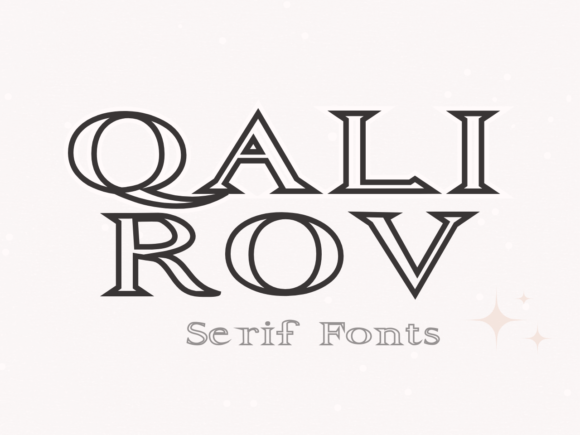 Qalirov: A Quirky Display Font for Creative Branding