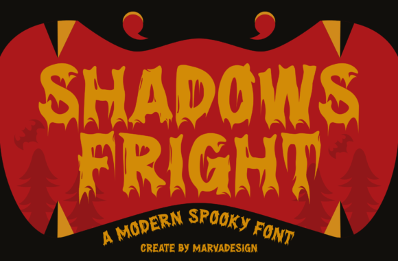 Shadows Fright: A Spooky Display Typeface for Editorial Impact