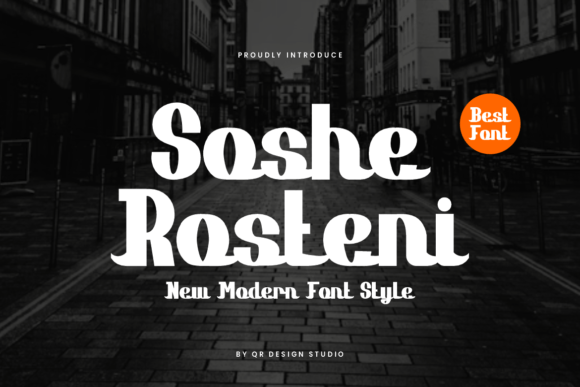 Soshe Rosteni Font: A Quirky Display Typeface for Creative Makers