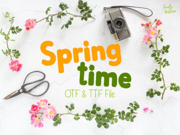 Springtime Typeface Review: A Whimsical Display Font for Playful Branding