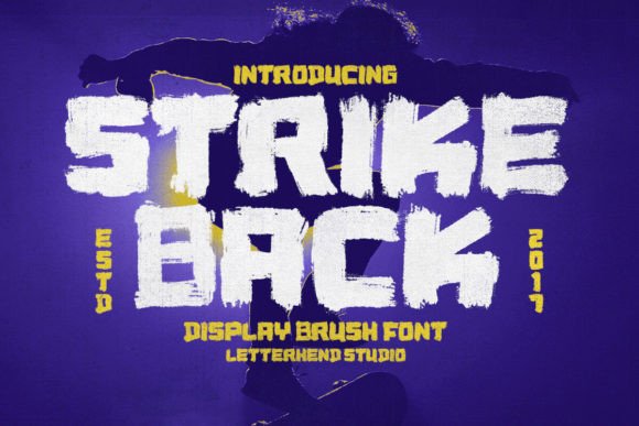 Strike Back Typeface: Elevate Your Brand Identity with Bold Display Typography