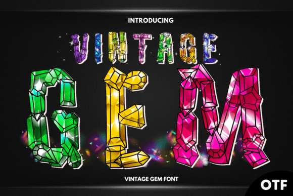 Vintage Gem Font: A Display Typeface for Timeless Web Design