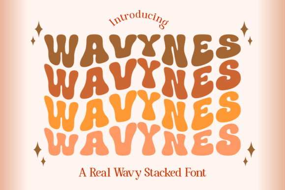 Wavynes: The Playful Display Font for Whimsical Editorial Design